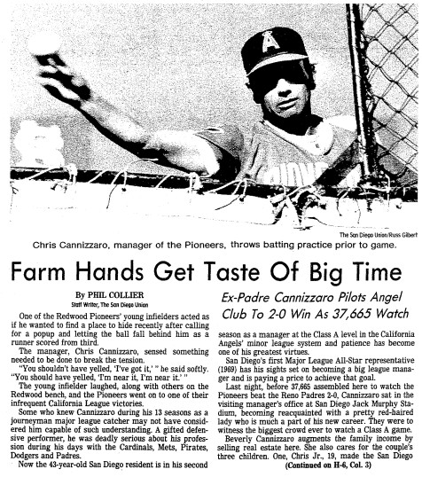 A headline in the July 5, 1981 edition of The San Diego Union. (San Diego Union-Tribune archives)