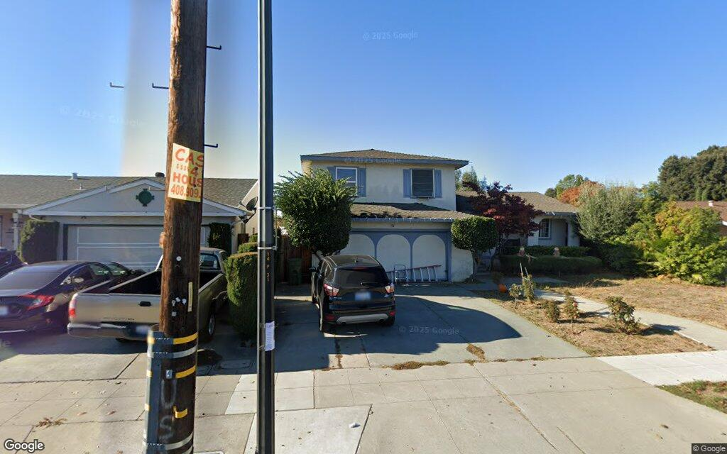 Sale closed in San Jose: $1.4 million for a three-bedroom home