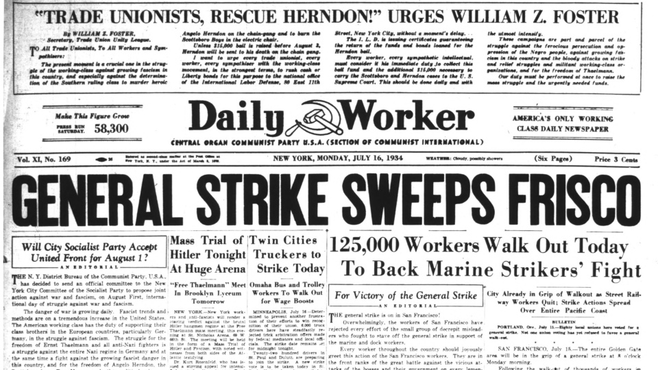 Daily Worker archives: The San Francisco General Strike of 1934