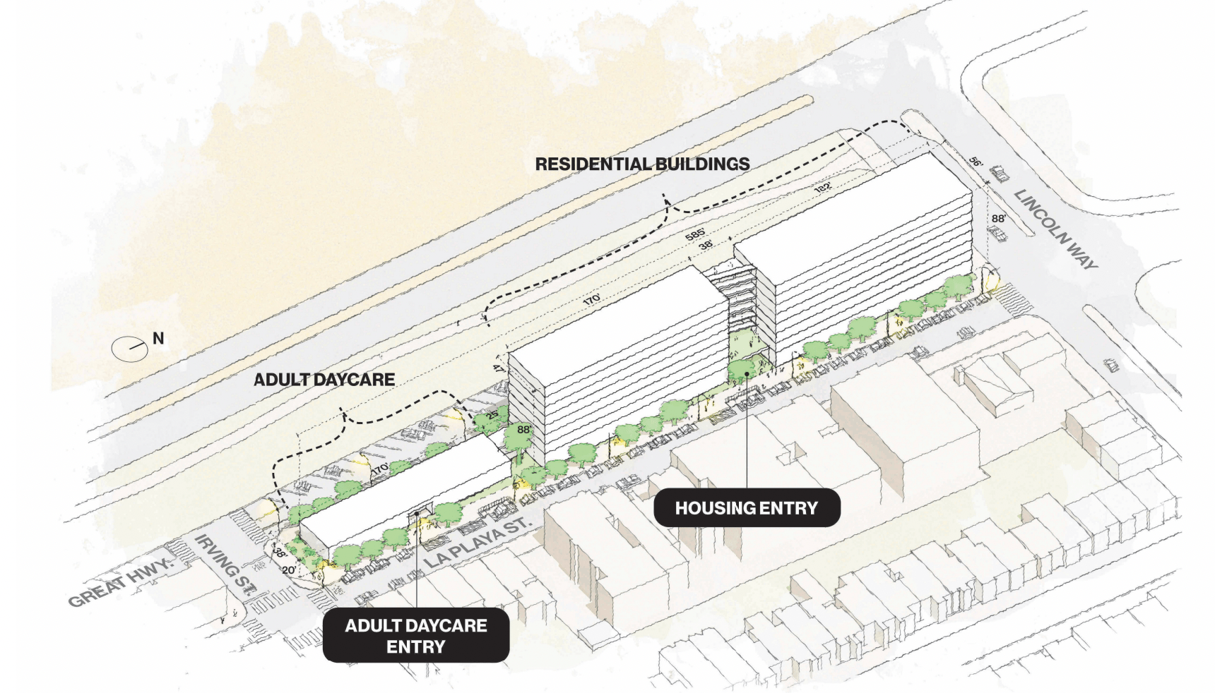 Permits for 1234 Great Highway San Francisco resubmitted