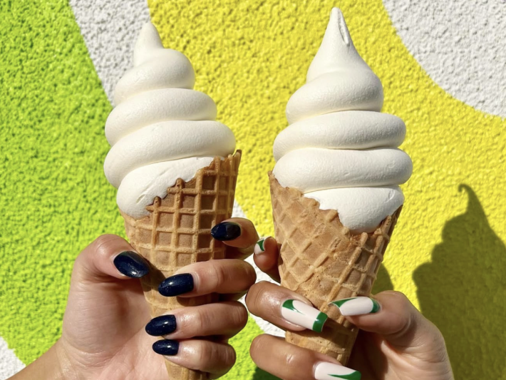 Vanilla soft serve