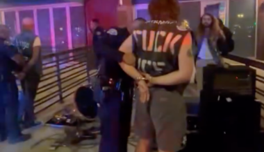 Two bands shared a cell after being arrested for playing separate guerrilla shows outside Warped Tour
