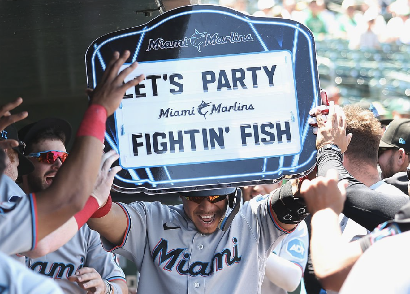 Marlins make home run history, sweep A's in Sacramento - Marlins