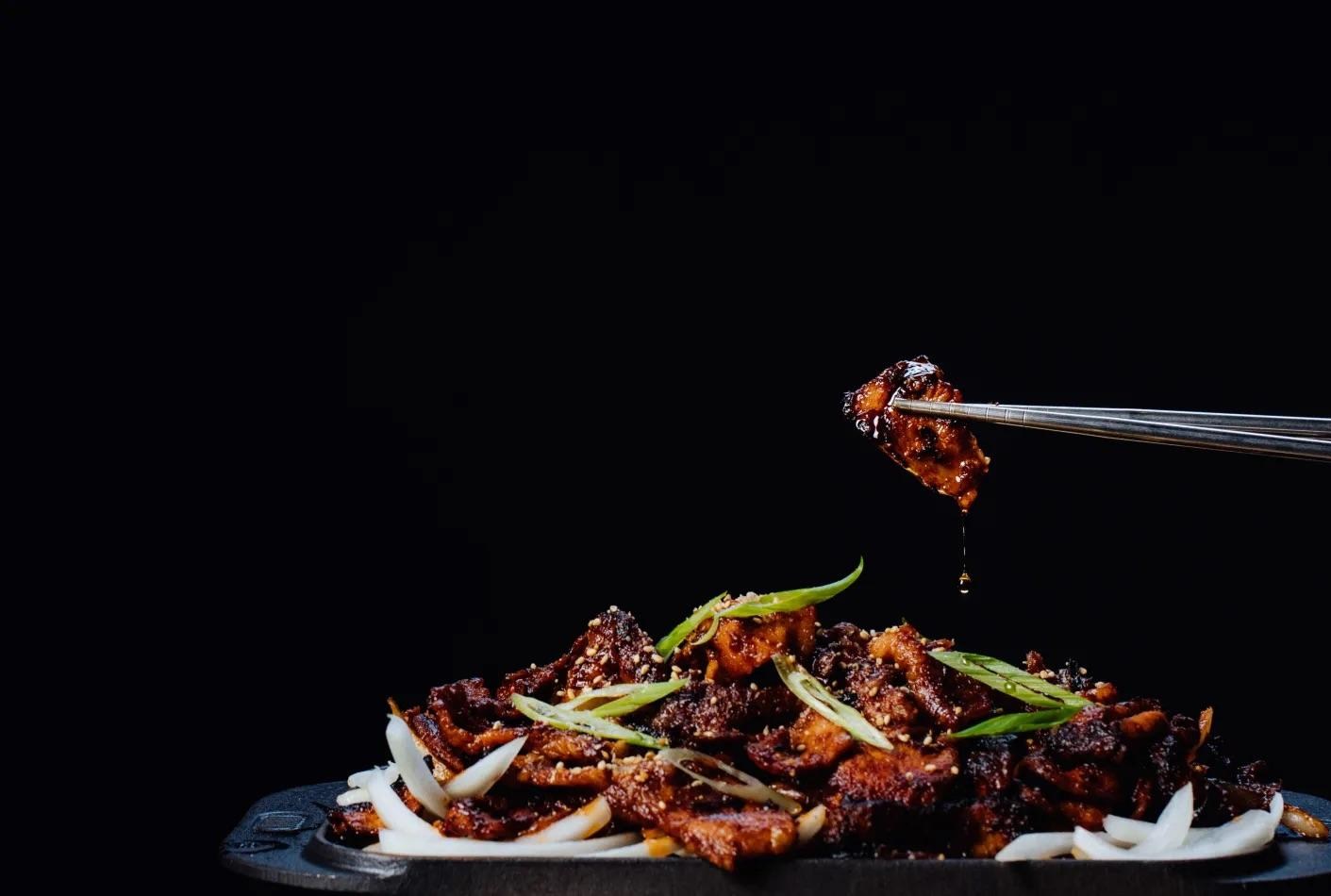 Spice pork bulgogi at Best Friend in Las Vegas.