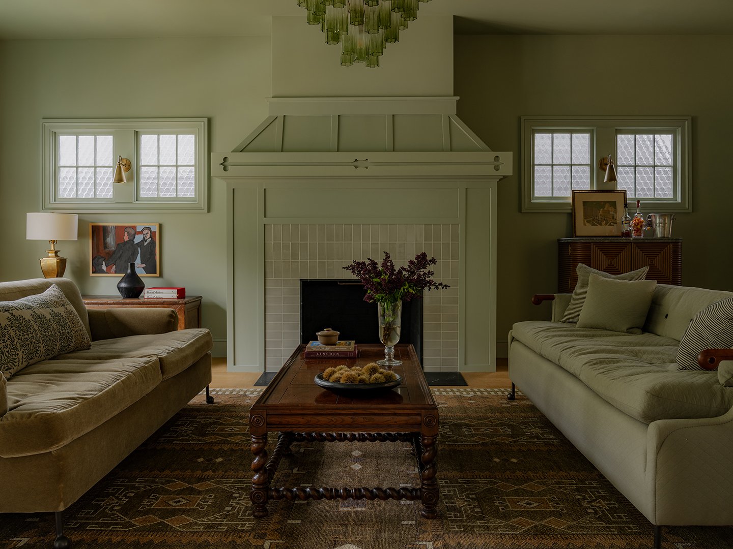 green living room