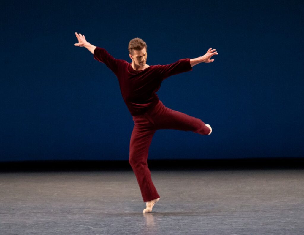 NYCB - Daniel Ulbricht in Jerome Robbins’ A "Suite of Dances" - Photo by Erin Baiano.