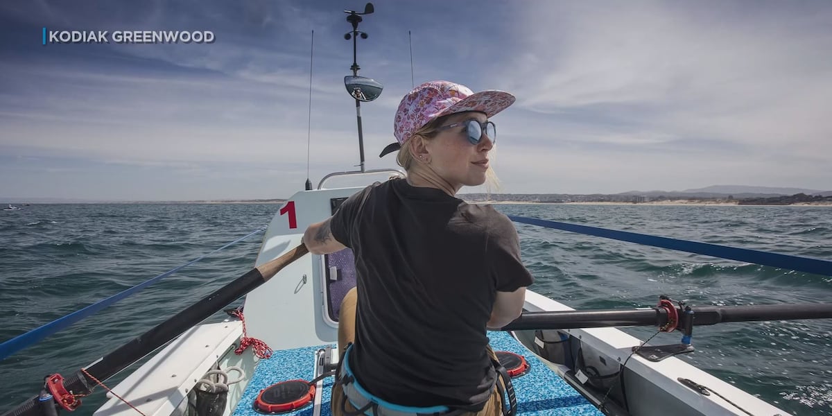 Record-breaking solo rower Kelsey Pfendler arrives in Hawaii