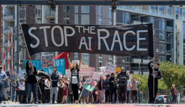 Hundreds protest OpenAI, Anthropic, and Google in San Francisco
