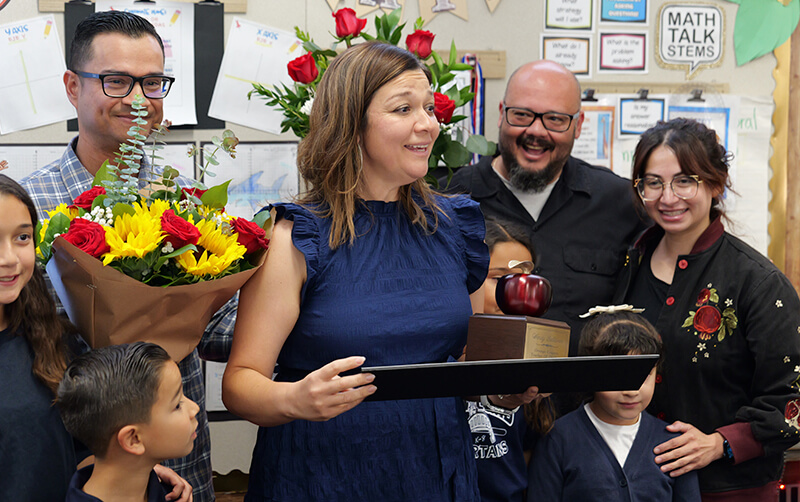 Titan Alum Named 2027 Orange County Teacher of the Year