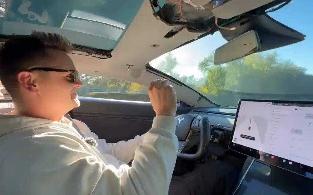 Tesla CyberRoadster build in LA gets full self-driving (FSD) milestone
