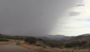 Thunderstorms possible in mountain areas, while San Diego dodges SoCal heat wave