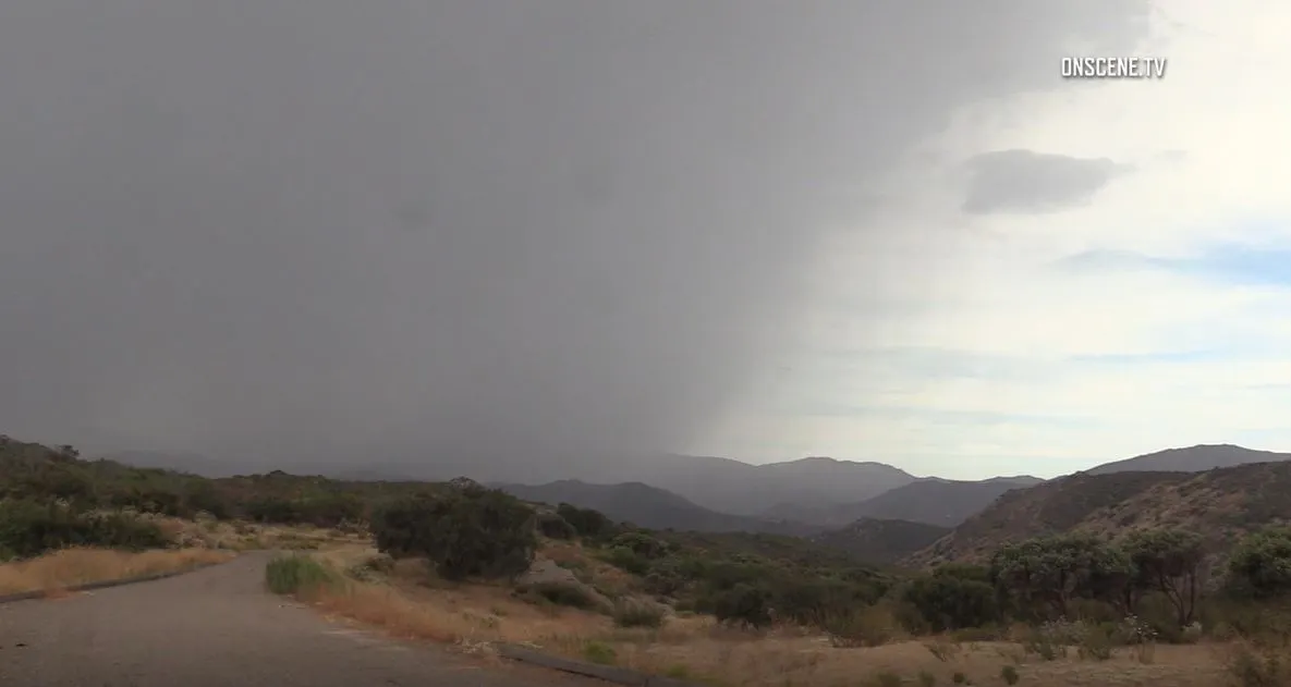 Thunderstorms possible in mountain areas, while San Diego dodges SoCal heat wave