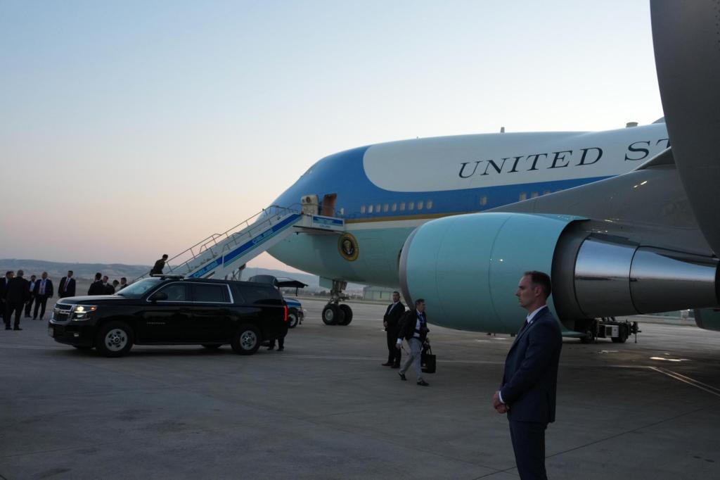 Trump swaps new Qatari-gifted jet for older plane after NATO summit