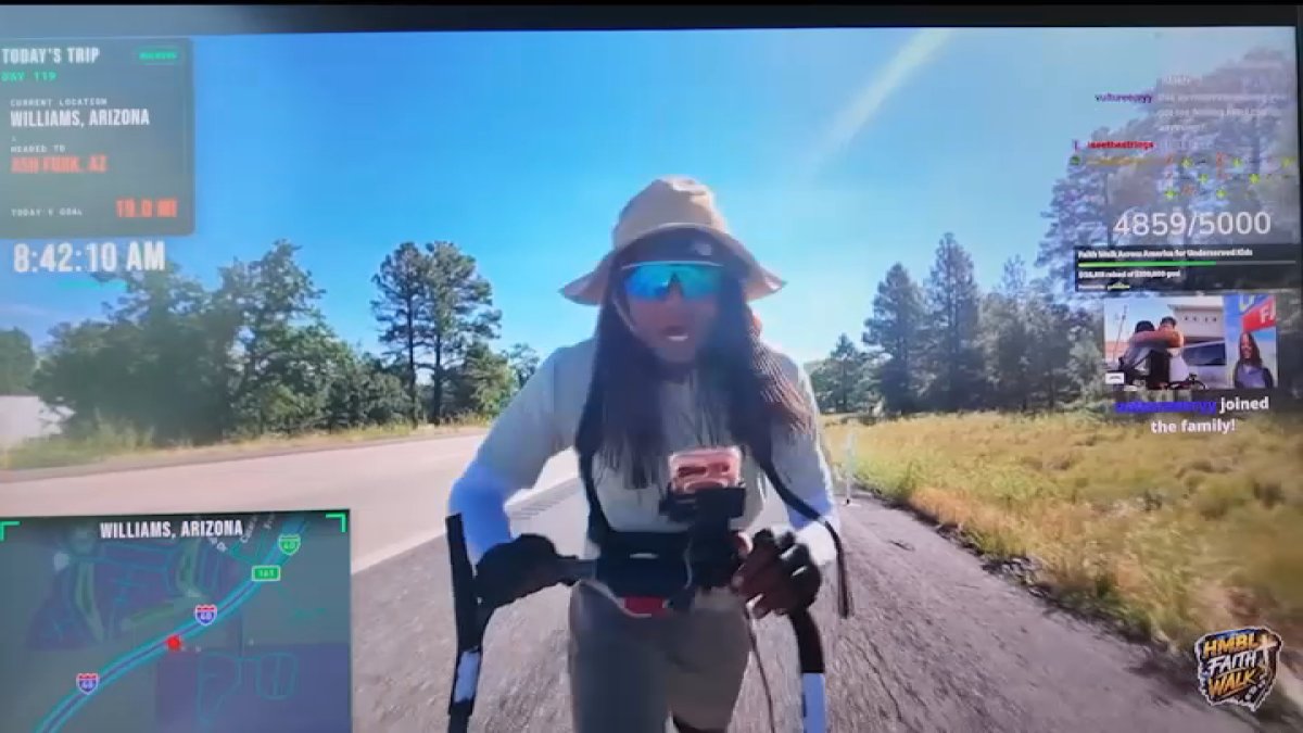 Activist days away from completing 3,000-mile walk to California – NBC10 Philadelphia