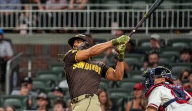 Machado homers twice, Tatis hits longest homer of the MLB season, Padres beat Braves 8-3 – NBC 7 San Diego