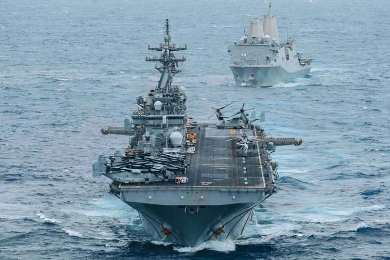 USS Boxer and USS Portland