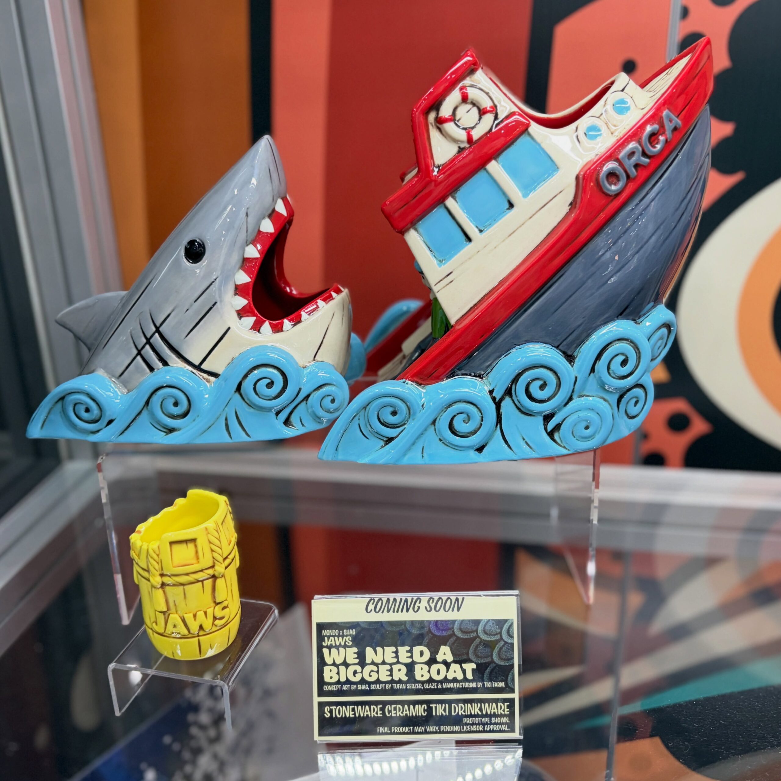 Upcoming 'Jaws' Tiki Mug Set From Shag Teased at San Diego Comic-Con