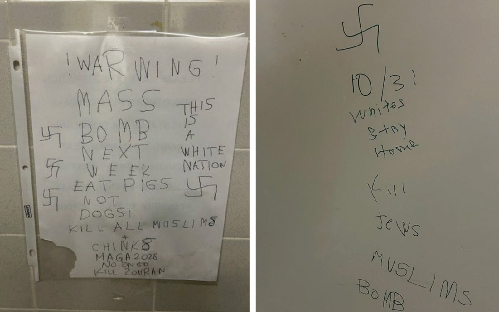 ‘100% woke’ US grad student charged with hoax over ‘kill Jews,’ pro-Trump graffiti