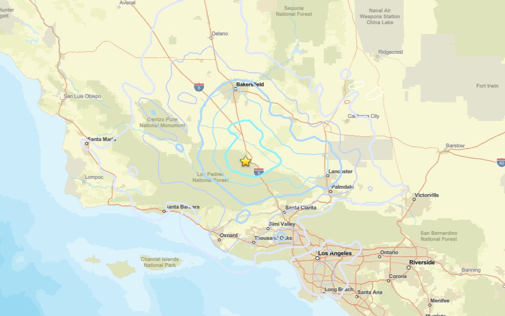 Update: Earthquake of 4.1 magnitude reported close to Frazier Park in Kern County on July 12 – San Gabriel Valley Tribune