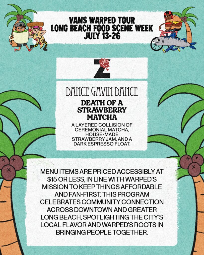 vans warped tour long beach food scene week