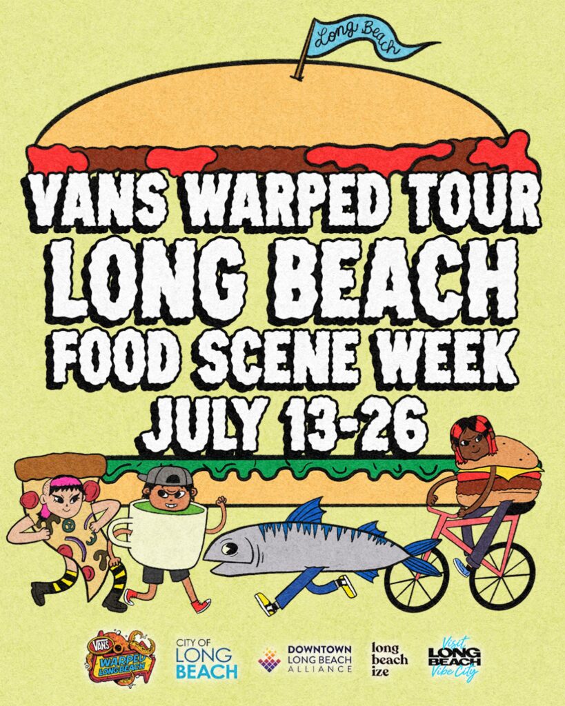 vans warped tour long beach food scene week
