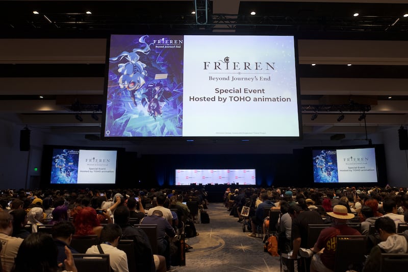 Panel at a convention