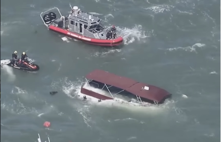 One Dead and 3 Missing After Boat Sinks On San Francisco Bay