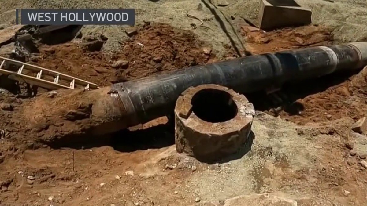 No set date for reopening Sunset Blvd. in West Hollywood as repairs continue – NBC Los Angeles