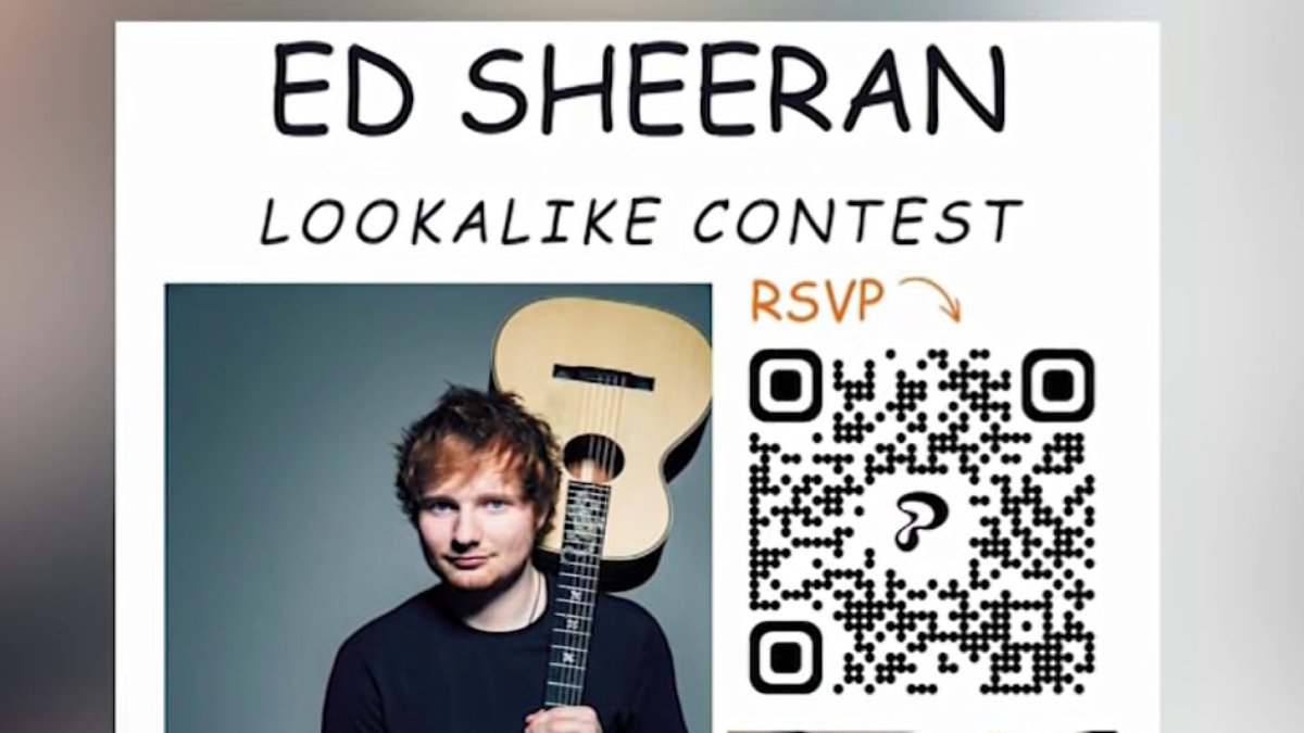 Valley Fair mall to hold Ed Sheeran lookalike contest – NBC Bay Area