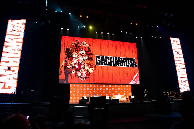Panel at a convention