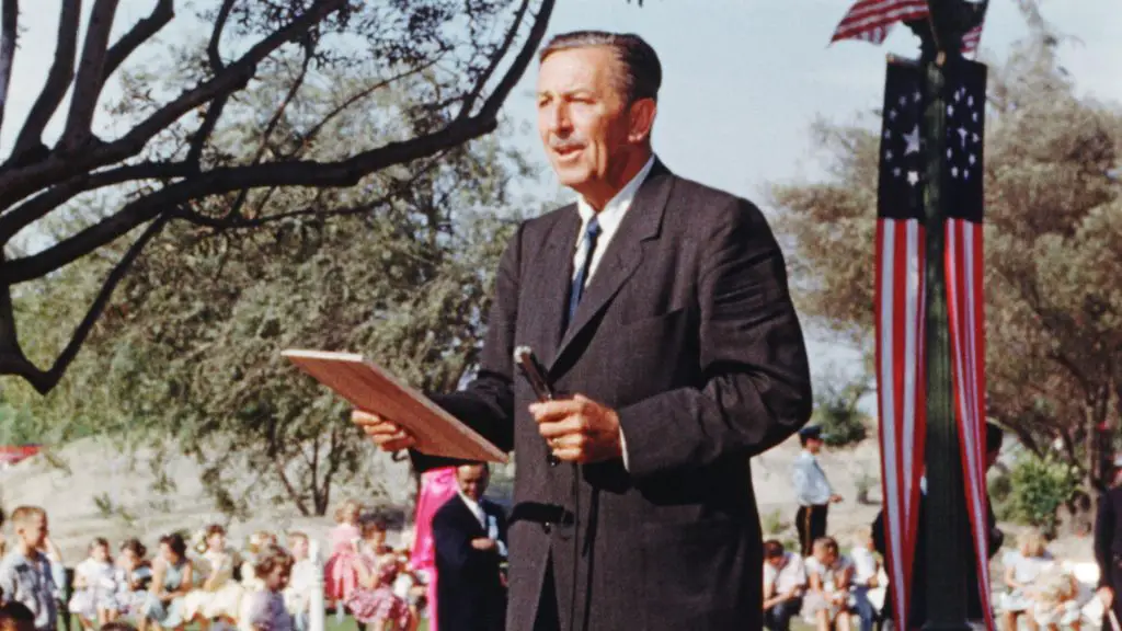 Walt Disney on Disneyland's Opening Day