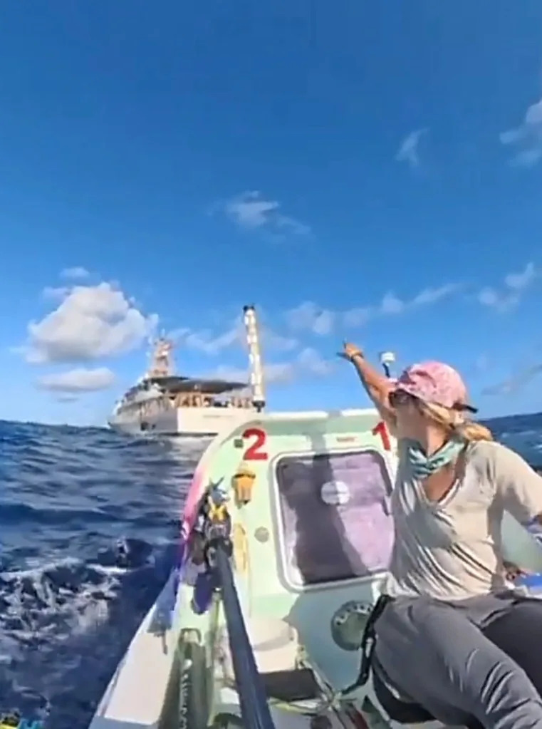 The journey from California to Hawaii is about 2,500-miles. TikTok/@yourowkelsey