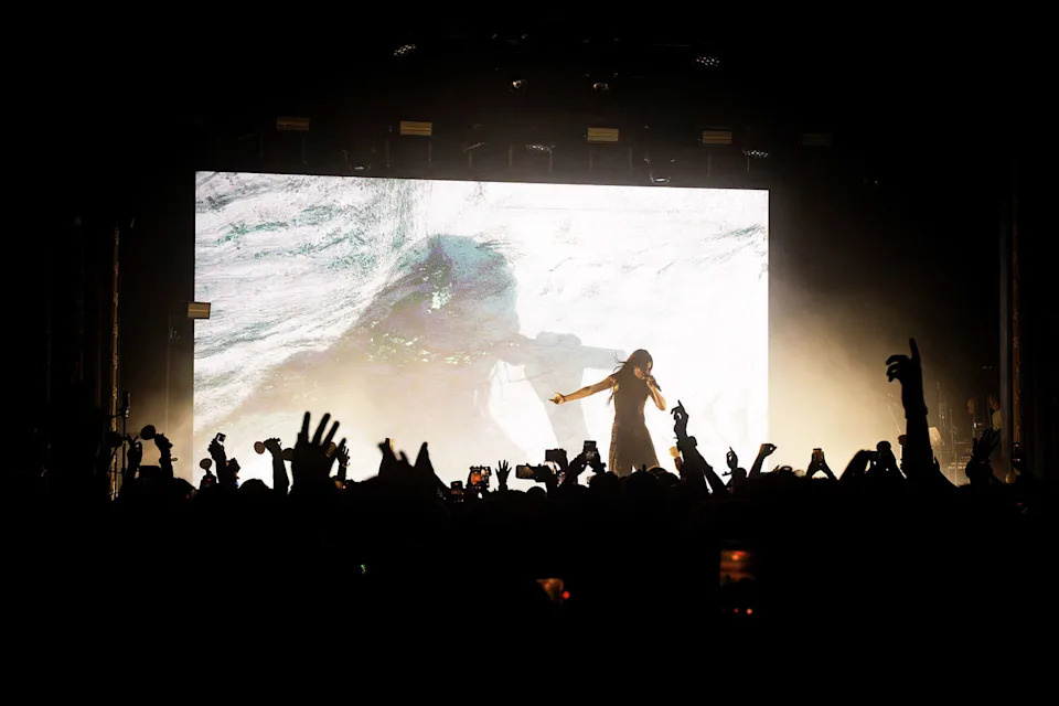 Underscores performs at the Regency Ballroom in San Francisco on June 26, 2026. (Theo LaBrusciano-Carris/For SFGATE)