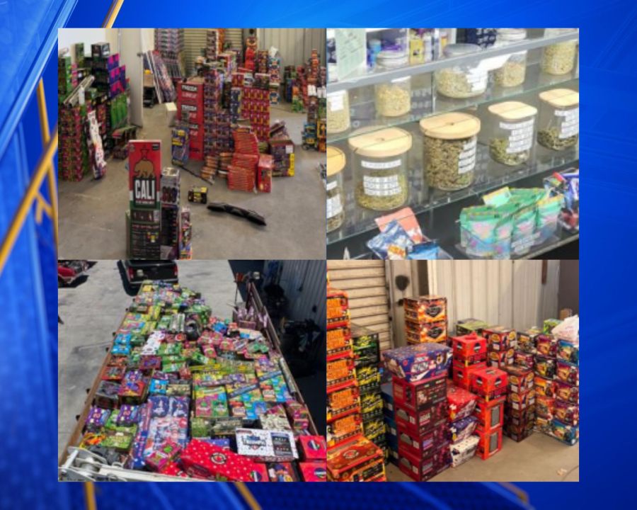 Bakersfield police seize high quantities of illicit drugs, illegal fireworks, arresting 3