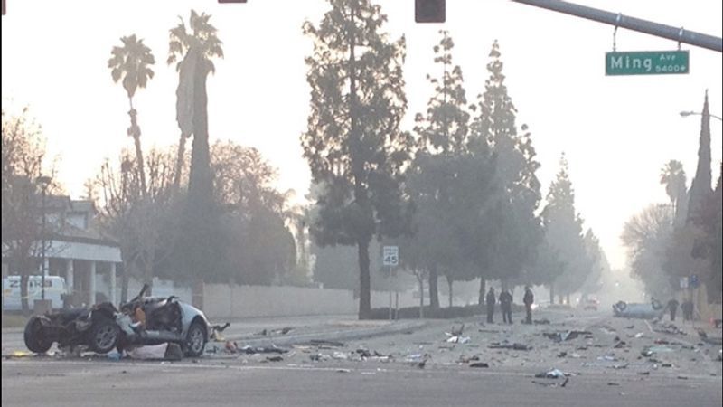 The DA’s Office said on January 3, 2014, Alex Rubio murdered Princess Almonidovar when he struck her car while traveling 118 mph near the intersection of Ming Avenue and New Stine Road in Bakersfield. PHOTO: KBAK/KBFX
