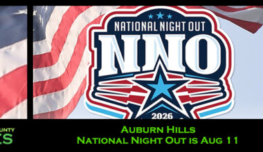 Auburn Hills National Night Out is Aug 11