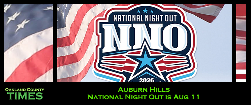 Auburn Hills National Night Out is Aug 11