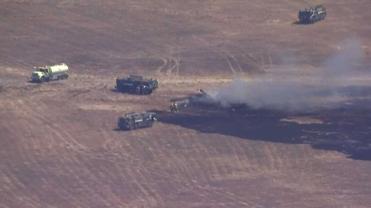 Marine Corps says F-35B stealth fighter crashed in California, pilot ejected