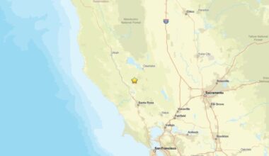 2.5 magnitude earthquake reported near The Geysers, CA on July 26