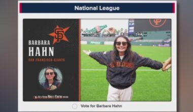 Giants ball crew member may get nod for All-Star Game after fall goes viral