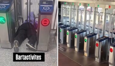 Wild video captures moment woman is snared by new traps at San Francisco BART station