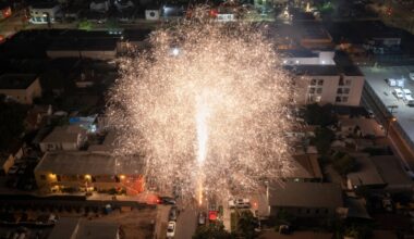 Fireworks smoke lingers as triple-digit heat heads to Southern California
