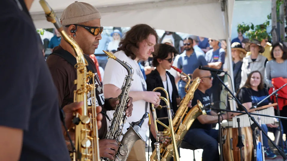 Scenes from the 2025 Fillmore Jazz Festival in San Francisco, California.