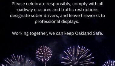 Keep Oakland Safe This Fourth