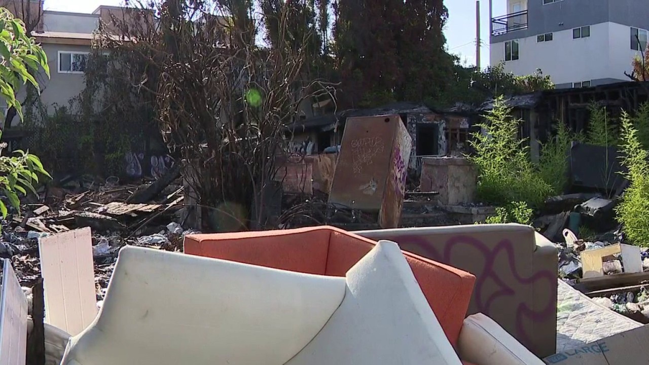 Squatters take over abandoned property