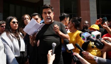 David Huerta: Prosecutors move to drop charge against California labor leader arrested during immigration protest