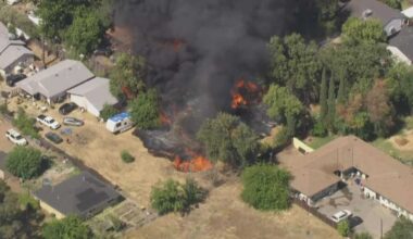 Crews respond to massive house fire in north Sacramento