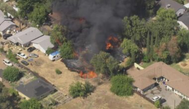 Crews respond to massive house fire in north Sacramento