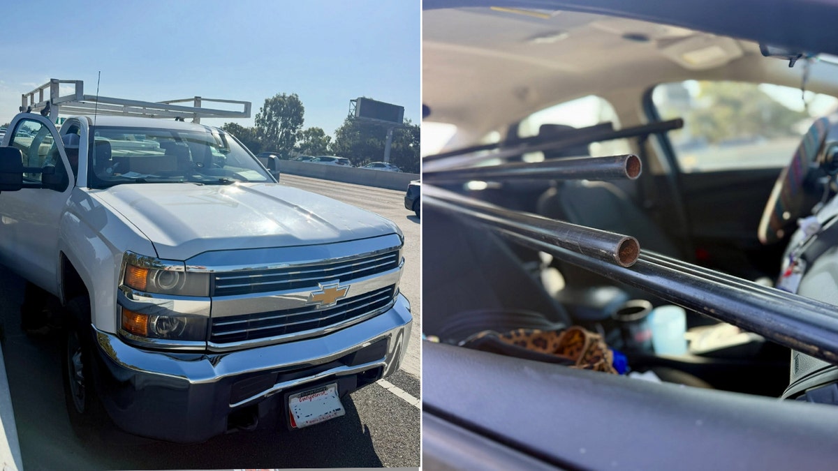 Truck and interior car views