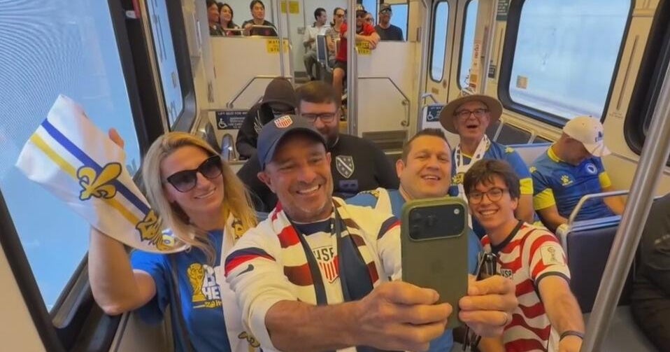 Fans pack Caltrain to South Bay for World Cup match